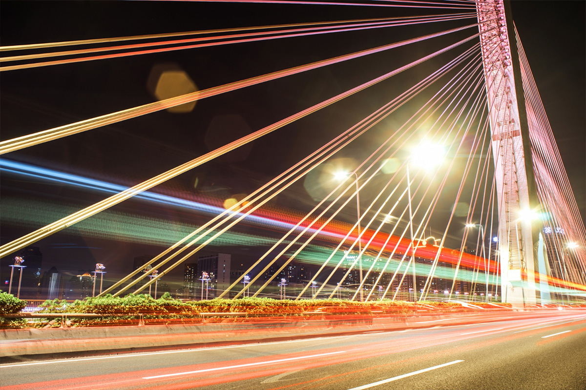 Our engineers install all associated cabling, columns and infrastructure, ensuring reliable performance and full compliance with UK lighting and electrical regulations.